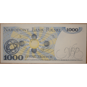 1000 zlotych 1982 seria ge b